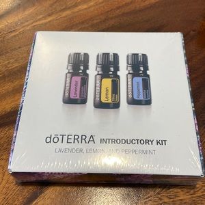 NEW doTERRA Introductory Kit included Lavender, Lemon, and Peppermint.